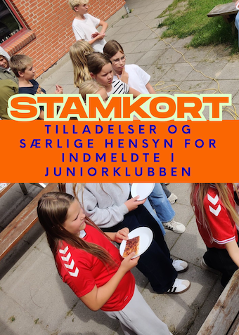 Juniorklub Stamkort - Klik for at tilmelde dig